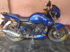 TVS Apache RTR 150 Matt Blue